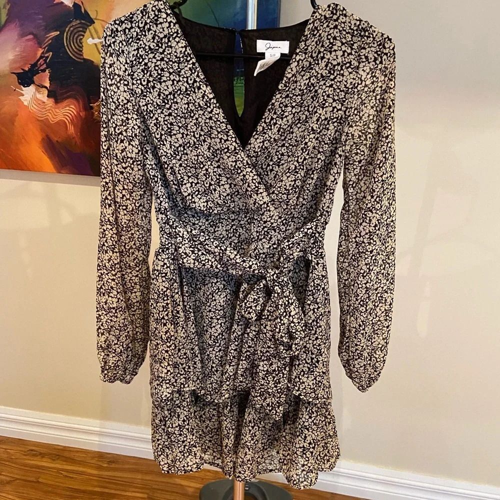 Flowy wrap dress